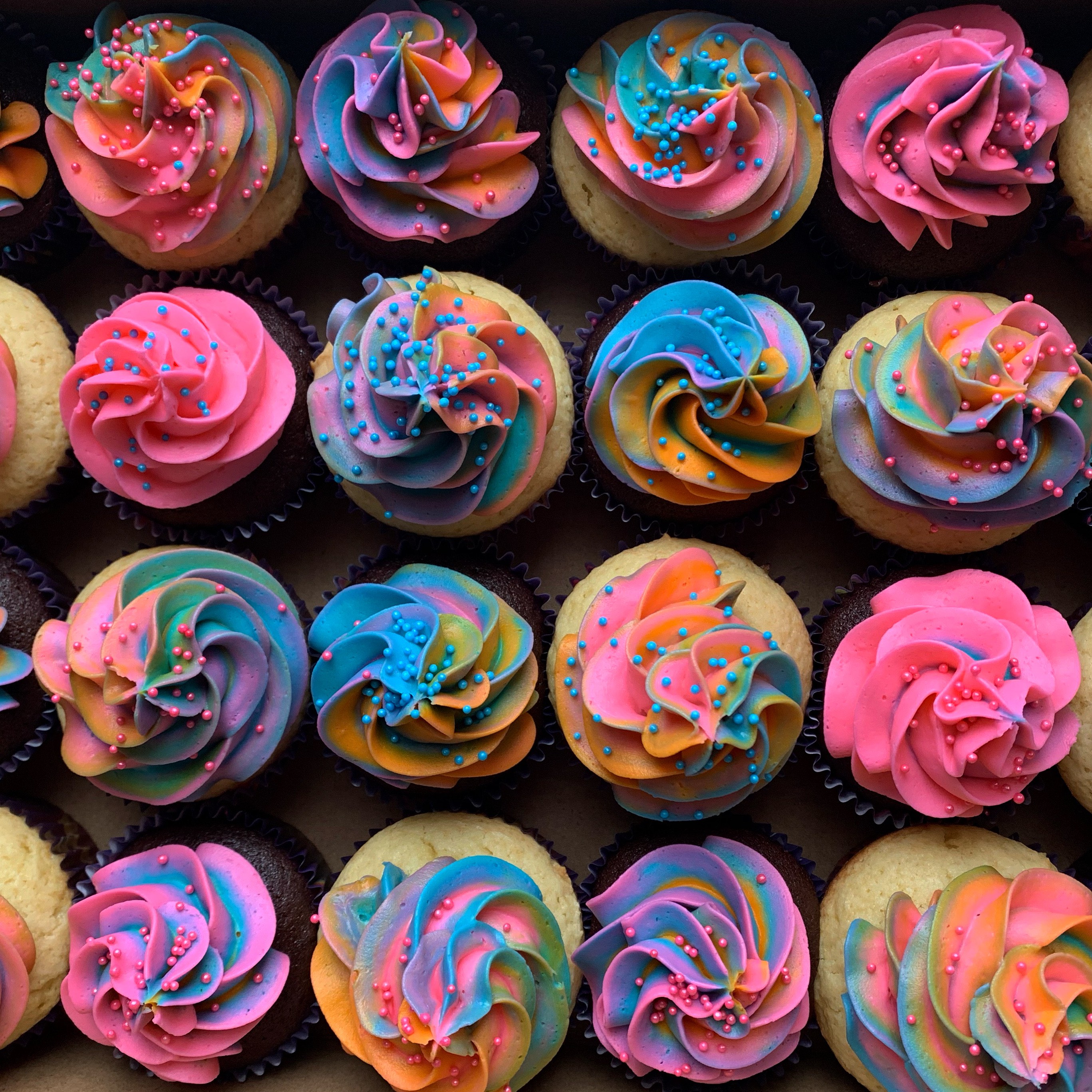 Colorful Cupcakes